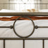 Cama King de bronce antiguo