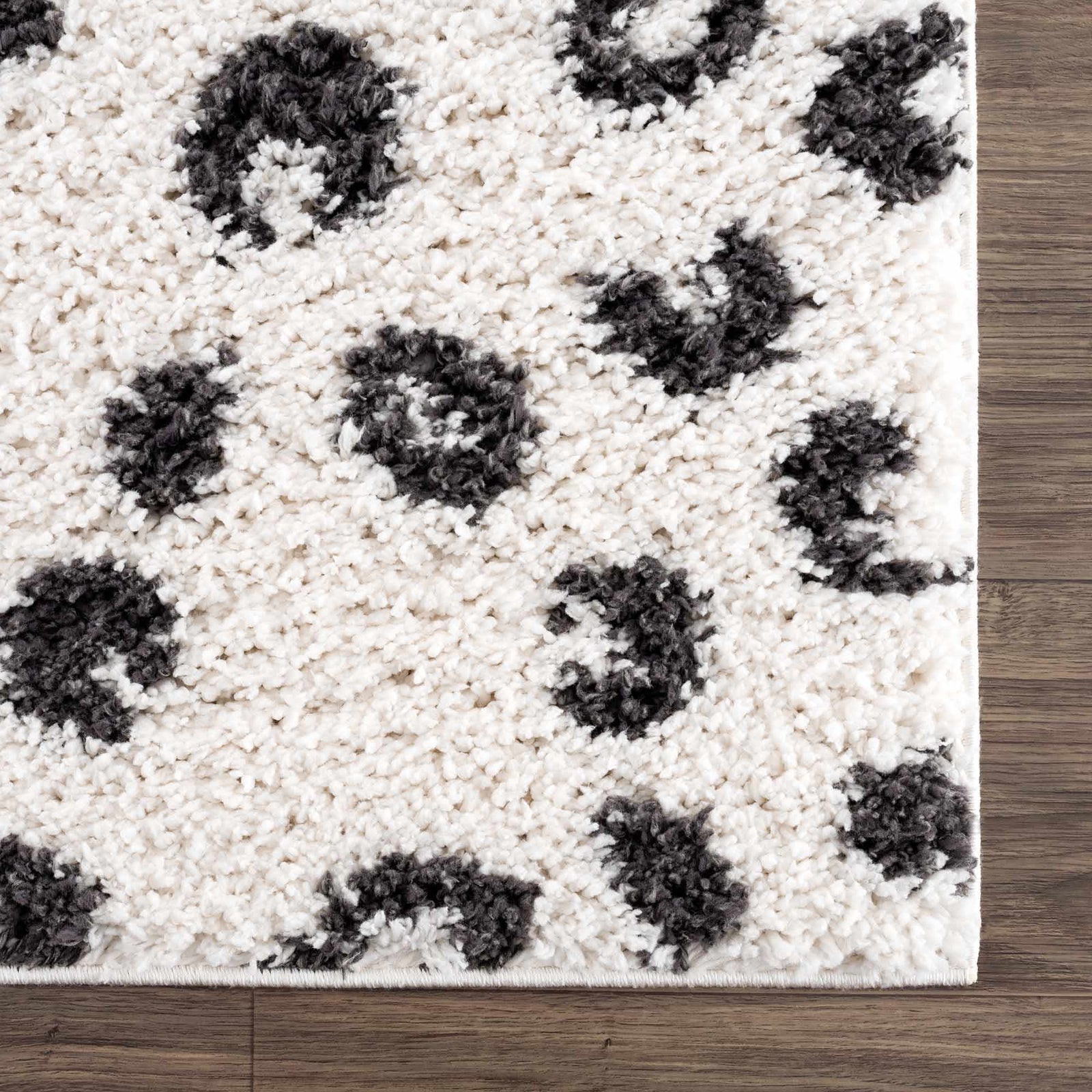 Alfombra de leopardo con manchas negras Zhen - Liquidación