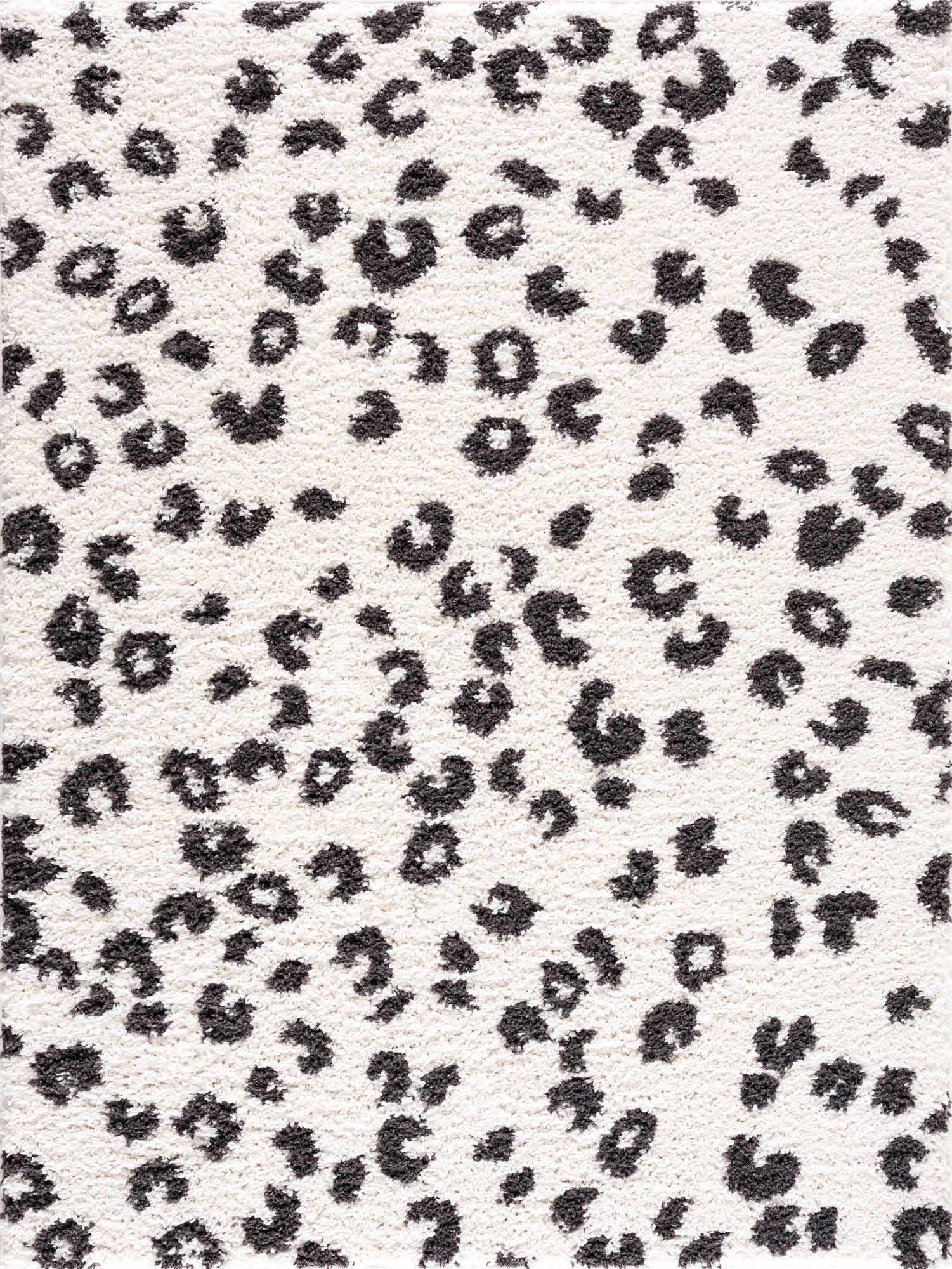 Alfombra de leopardo con manchas negras Zhen - Liquidación