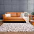 Alfombra Zhen de leopardo con lunares rosas - Liquidación