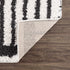 Alfombra de felpa negra con arcoíris de Bauer - Ofertas especiales