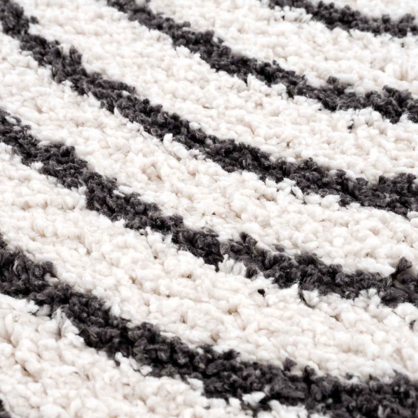 Alfombra de felpa negra con arcoíris de Bauer - Ofertas especiales