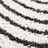 Alfombra de felpa negra con arcoíris de Bauer - Ofertas especiales