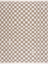 Alfombra de cuadros gris claro y topo de Kieu