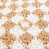 Alfombra de cuadros en color mostaza y marfil de Kieu