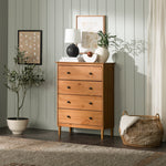 Cómoda de transición de madera maciza Spencer