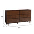Cómoda moderna de madera maciza Bronx