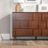 Cómoda moderna de madera maciza Bronx