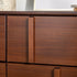 Cómoda moderna de madera maciza Bronx