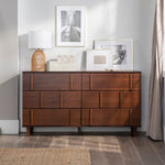 Cómoda moderna de madera maciza Bronx