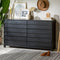 Cómoda Priya de madera maciza con 6 cajones