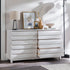 Cómoda Priya de madera maciza con 6 cajones