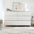 Cómoda Priya de madera maciza con 6 cajones