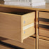 Cómoda moderna de madera maciza con 6 cajones Rebecca