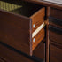Cómoda moderna de madera maciza con 6 cajones Rebecca