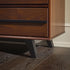 Cómoda moderna de madera maciza con 6 cajones Rebecca