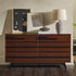 Cómoda moderna de madera maciza con 6 cajones Rebecca