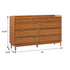 Cómoda moderna de madera de mediados de siglo de Lee