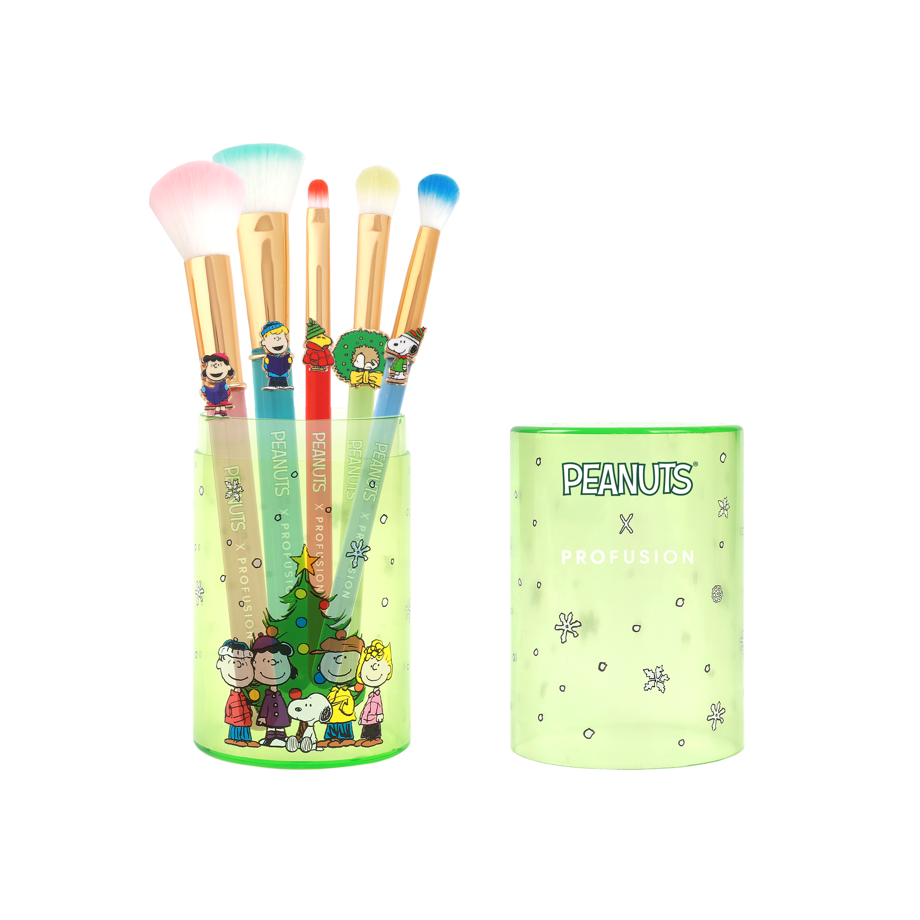 Peanuts Holiday | Merry & Bright Brush Set with Case