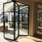 Puertas plegables de aluminio Notus Panel de color negro