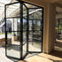 Puertas plegables de aluminio Notus Panel de color negro