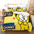 Juego de cama BT21 con funda de edredón y relleno