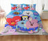 Juego de cama BT21 con funda de edredón y relleno