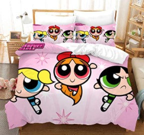 Juego de cama BT21 con funda de edredón y relleno