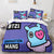 Juego de cama BT21 con funda de edredón y relleno