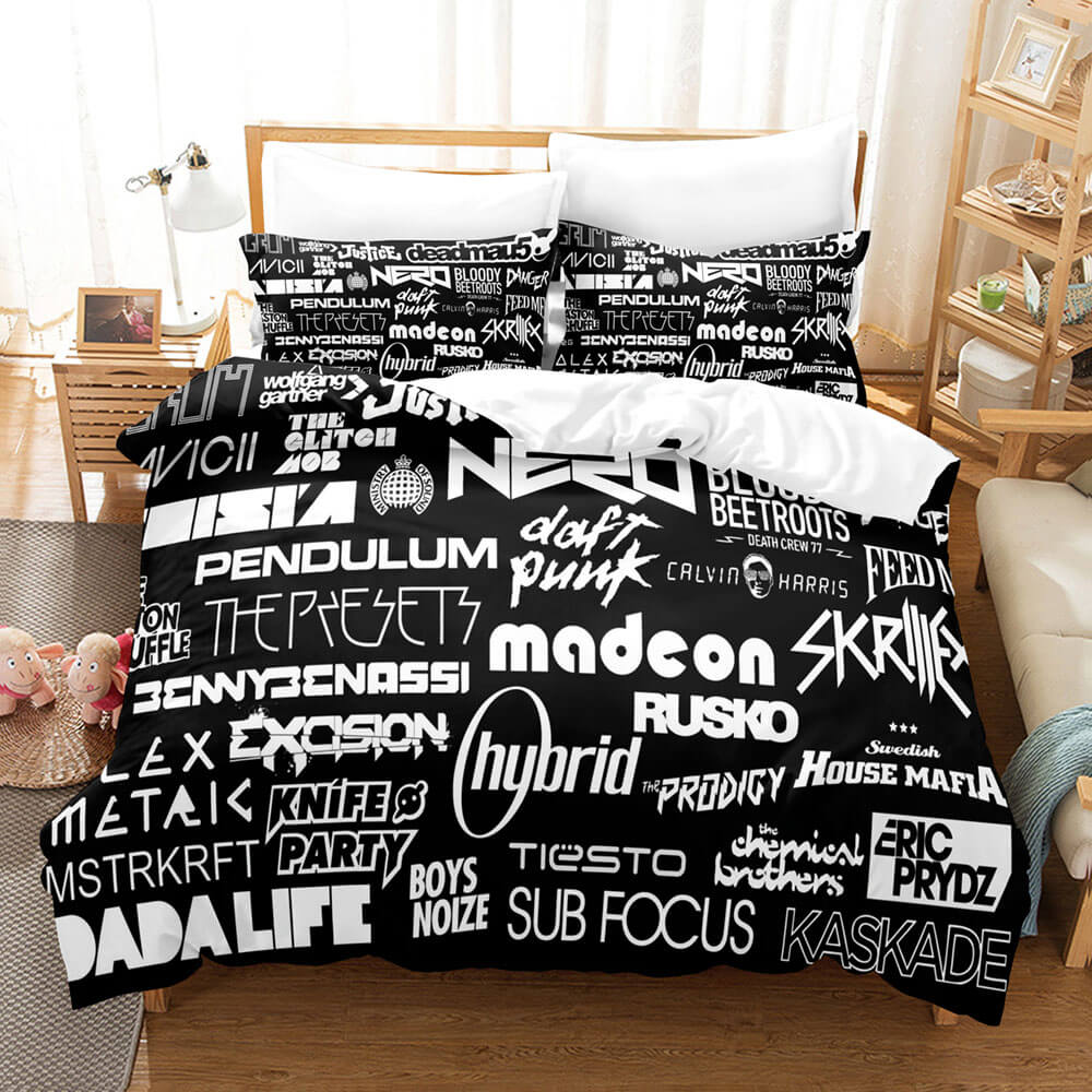 BTS Cosplay 3 Piece Bedding Sets Quilt Cover Without Filler