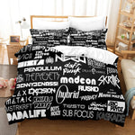 BTS Cosplay 3 Piece Bedding Sets Quilt Cover Without Filler