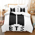 BTS Cosplay 3 Piece Bedding Sets Quilt Cover Without Filler