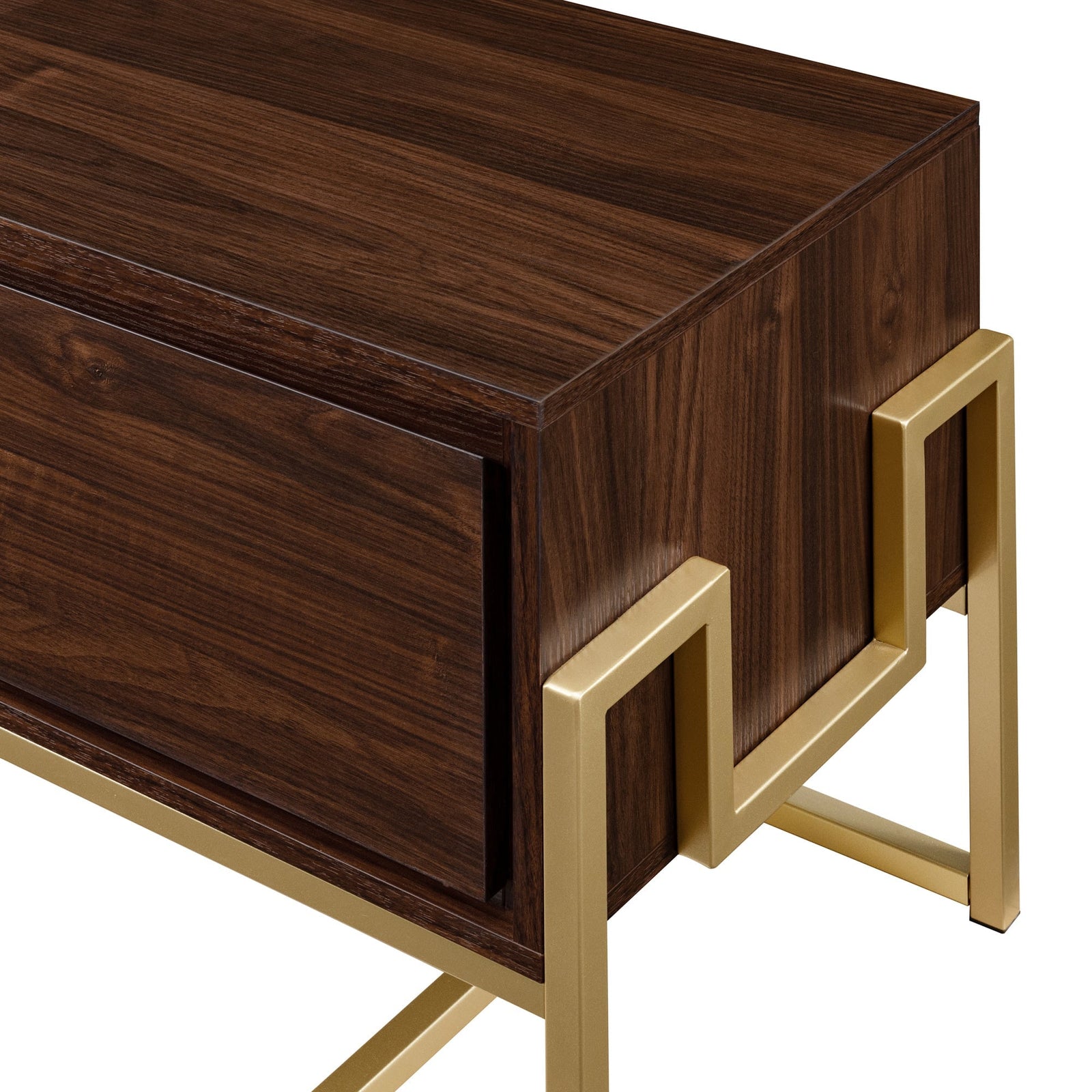 Mueble de TV Betty Modern Glam con dos cajones