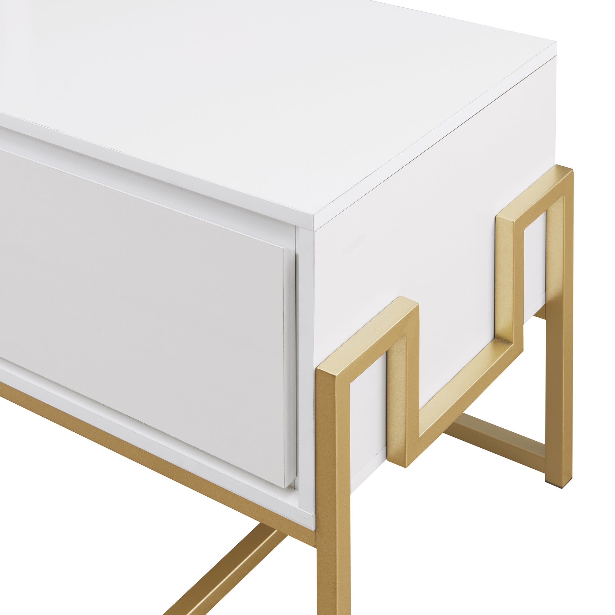 Mueble de TV Betty Modern Glam con dos cajones