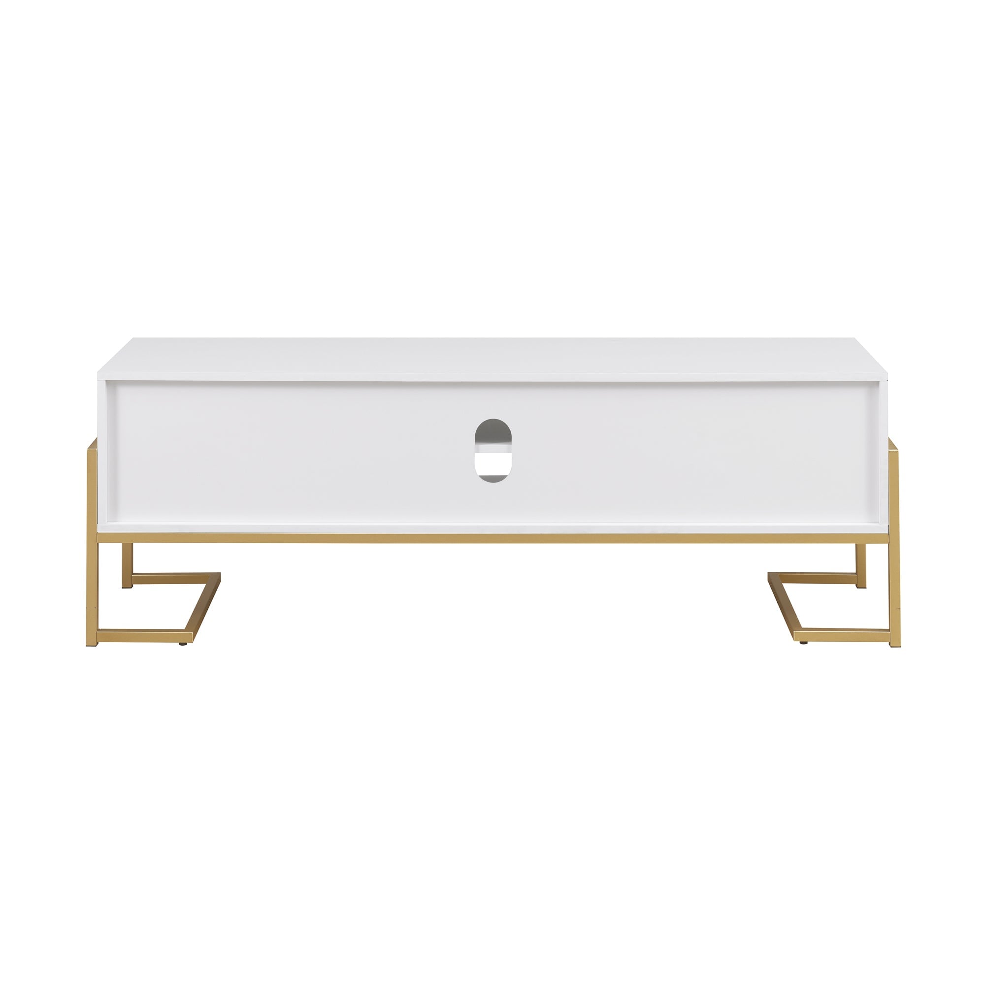 Mueble de TV Betty Modern Glam con dos cajones