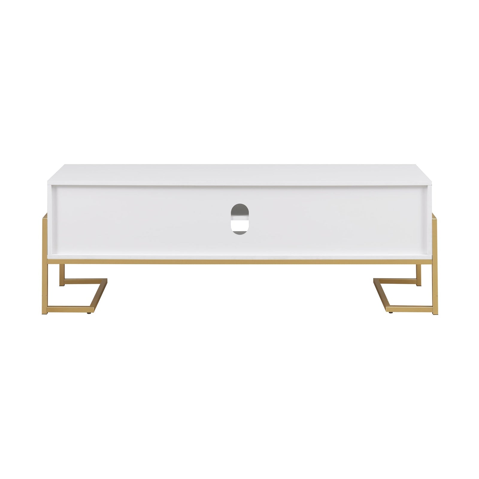 Mueble de TV Betty Modern Glam con dos cajones