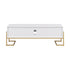 Mueble de TV Betty Modern Glam con dos cajones