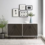 Aparador tipo buffet/mueble de TV Bookmatch Hampton