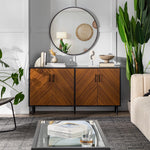 Aparador tipo buffet/mueble de TV Bookmatch Hampton