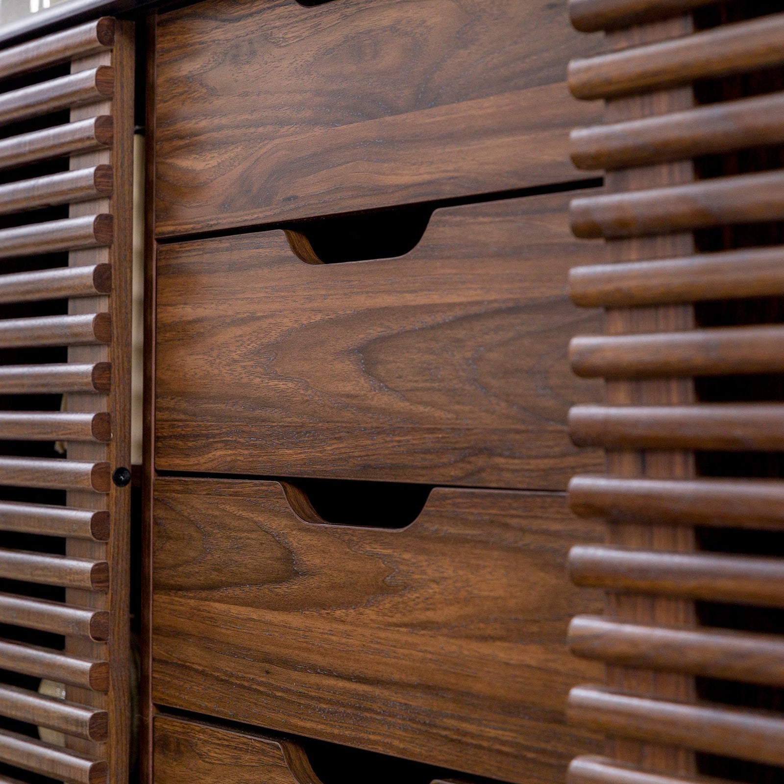 Aparador con puertas corredizas y cajones / Mueble de TV Havana