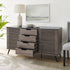Aparador con puertas corredizas y cajones / Mueble de TV Havana