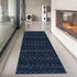 Alfombra azul marino Tigrican 2335