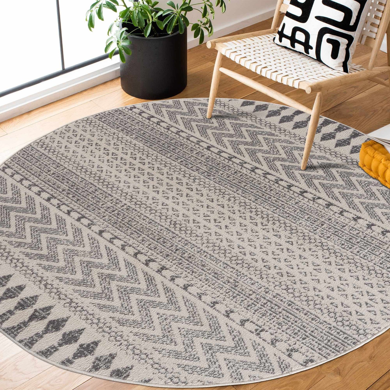 Tigri Aztec Ivory & Gray 2311 Rug - Promo