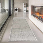 Alfombra Tigried color marfil y gris 2323 - Liquidación