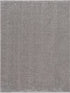 Alfombra peluda lavable Judy de color gris liso