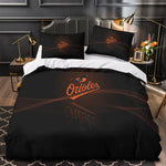 Juego de cama Baltimore Orioles con funda de edredón y relleno