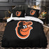 Juego de cama Baltimore Orioles con funda de edredón y relleno