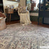 Alfombra lavable de pelo plano color canela Barny