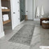 Alfombra lavable de pelo plano Barny Sage