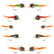 Basics Collection - Bead Head Copper John Assortment - 10 Wet Flies - 5 Patterns - Hook Sizes 14, 16, 18